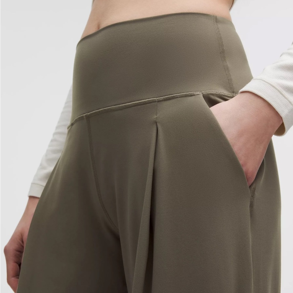 Lululemon Army Green Palazzo Pants